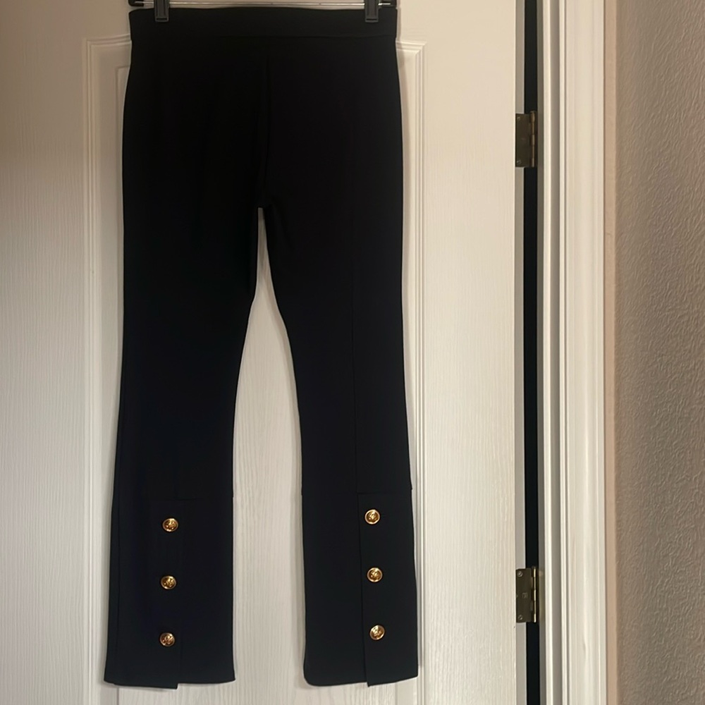 Tory Burch pants with gold button detail